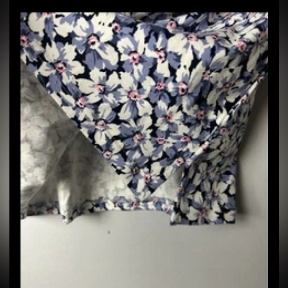 Ralph Lauren LRL Black Label Short Sleeve Cotton Floral Top Blouse Size 1X - Picture 6 of 10